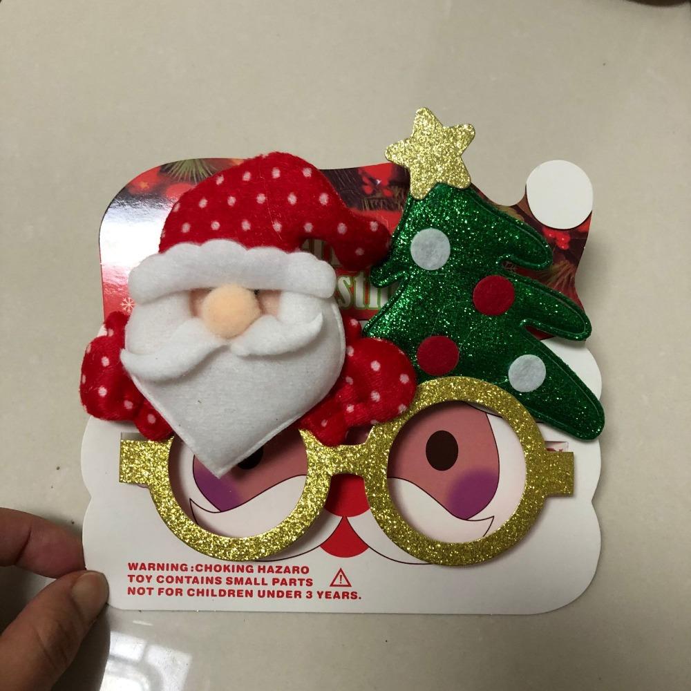 Christmas Glasses Frame, Christmas Decorative Glasses, Christmas Glasses, Santa Claus Glasses, Party Decorations, Free Cardboard