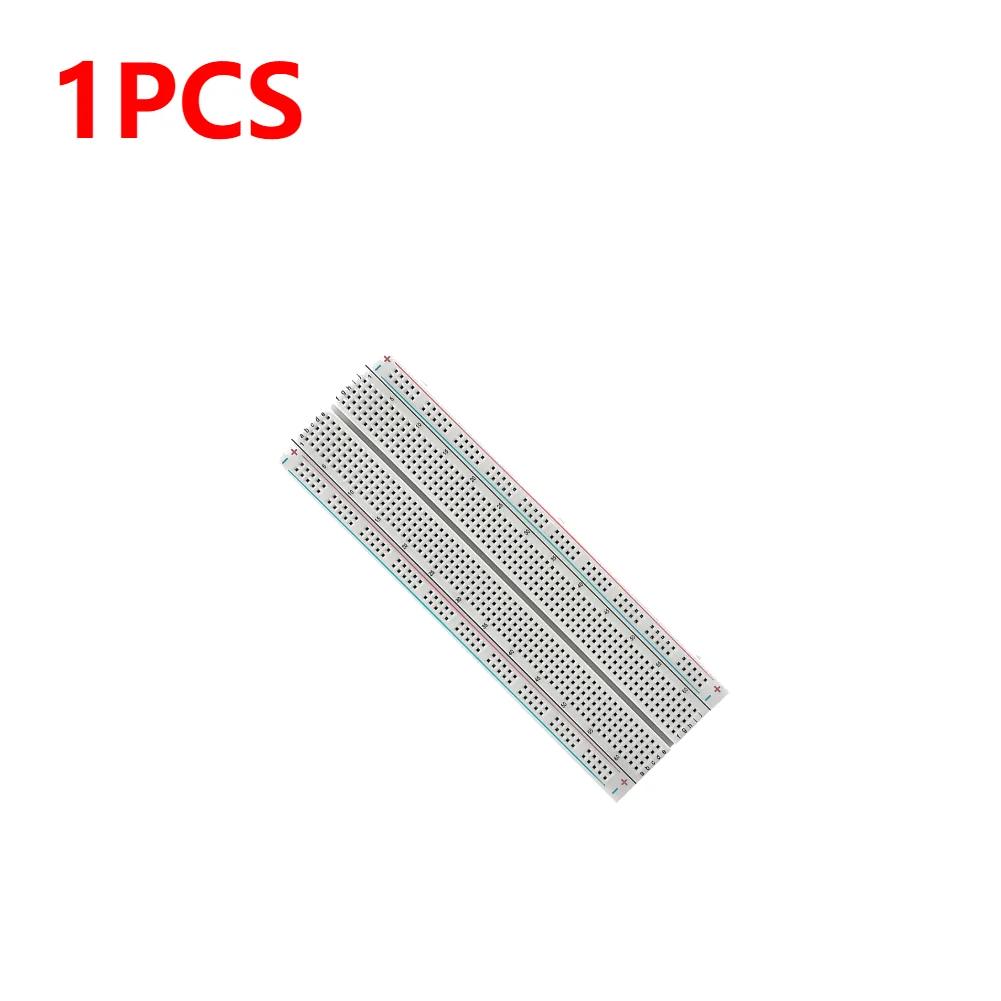 Breadboard 830 Point Circuit Boards Solderless Universal Experiment Boards Spliceable for Circuit Assembly and Commissioning