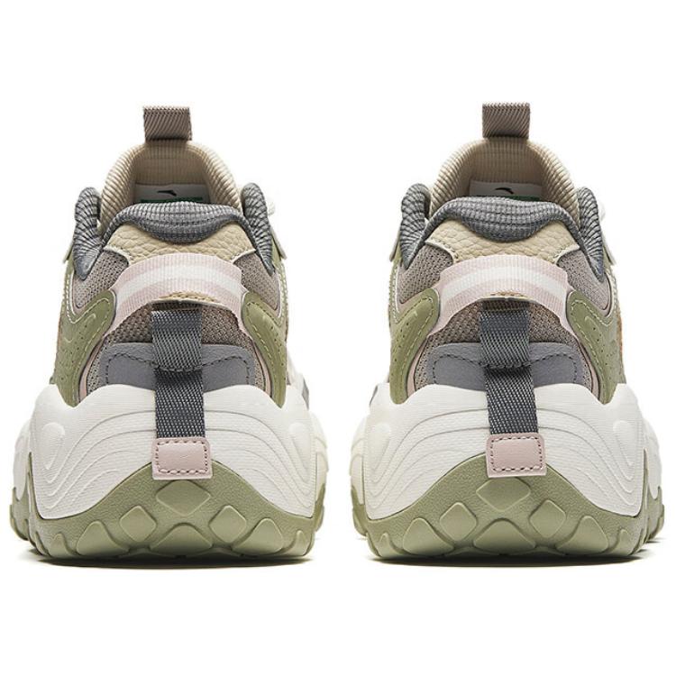 New Anta Anti Slip Wear Resistant Low Top Casual Shoes Women's White Green 922448802-4