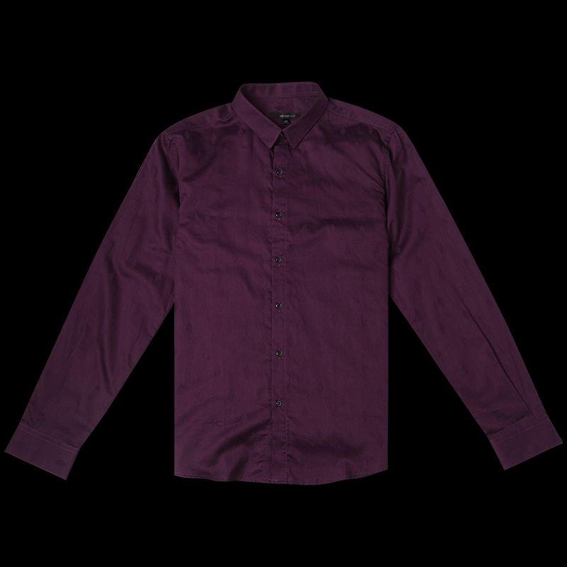 

Menseye Purple Fashion Elegant Casual Long Sleeve Shirt Purple 185 / XXL / 54