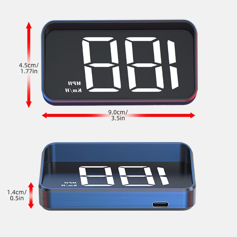 1pcs Car Head Up HD Display M2 GPS Speedometer Speed Digital HUD Windshield Projector For All Cars Auto Electronics Accessories