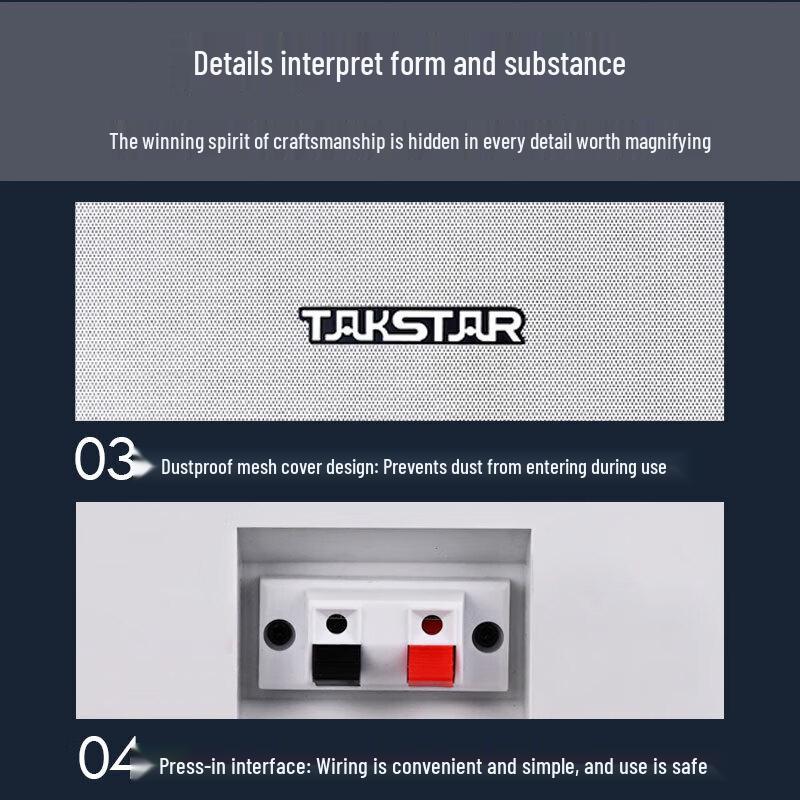 TAKSTAR EBS-630A Embedded Ceiling Speaker CN plug (adapter included)