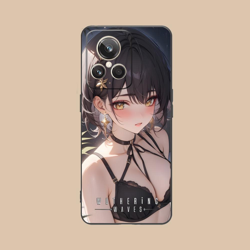 Wuthering Waves Rover Matte TPU Mobile Phone Case for Realme GT 8 Neo Pro C75 73 71 C67 65 C55 53 C35 31 C20 15 Colorful Cover