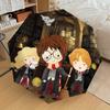 1pc Harry Potter, Library Themed High-quality Umbrella,Automatic Opening and Closing Umbrella,Multi-functional Umbrella G0811276