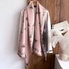 Autumn And Winter Warm Scarf For Women Retro Jacquard  Scarf With Tassel Luxury Faux Cashmere New Scarves And Shawls