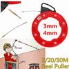 Fir de tragere din nailon cu fibră de sticlă 4mm 30 metri Bandă de nailon Flexibil Cablu de tragere pentru conducte din nailon Cablu de pește din fibră de sticlă 20M/30M