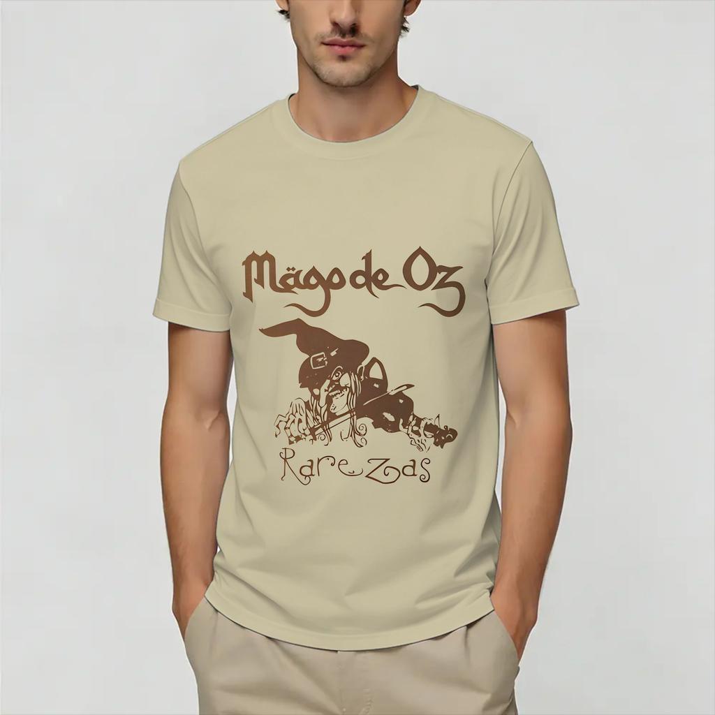 Harajuku T-Shirt Sommer Der Zauberer von Oz Mode T-Shirts 100% Baumwolle T-Shirt für Unisex Y2K Spaß Große Größen Kurzarm Oberteil T-Shirts