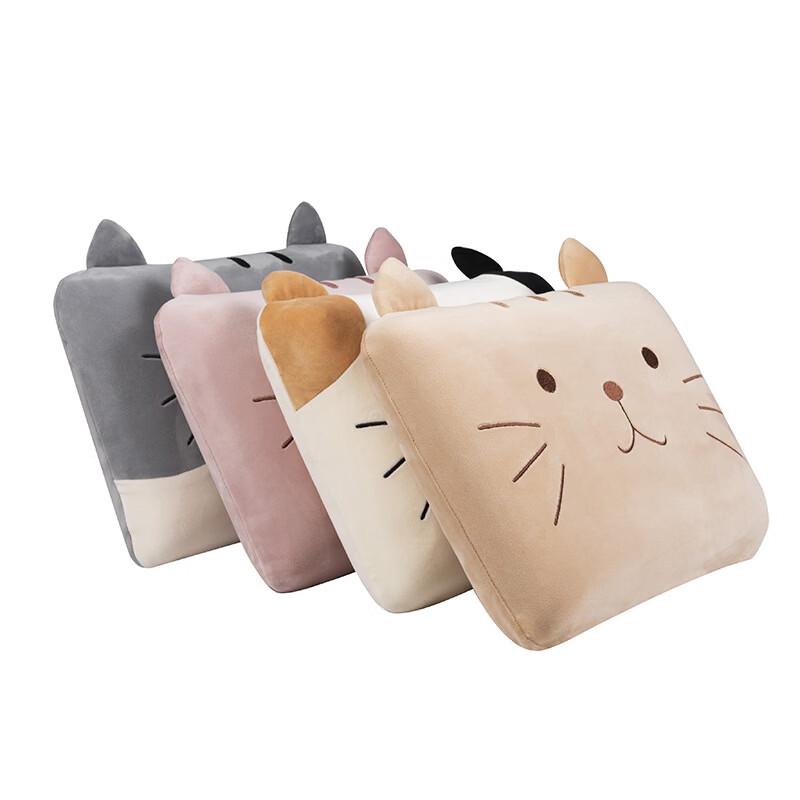 Changbaosen F15 Cartoon Cat Nap & Lumbar Support Pillow