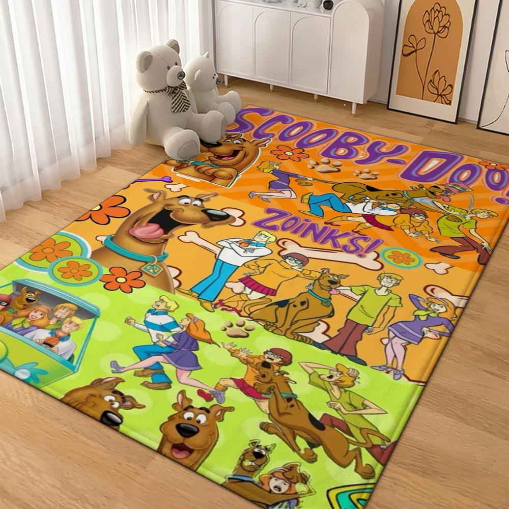 Mystery Inc Campfire Night Tales Printed Rug Soft Texture Nonslip Carpet For Kids Bedroom Play Area Home Decor Great Holiday Gift