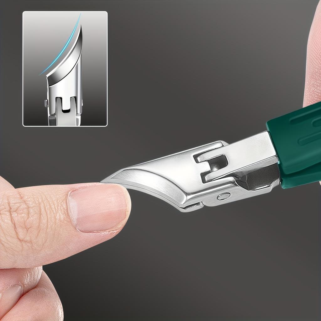 Spatbestendig Nagelvijl Ultra-scherp 25-graden Schuin Mes Hoge-precisie Trimmer Teennagelknipper voor Dikke en Ingegroeide Nagels