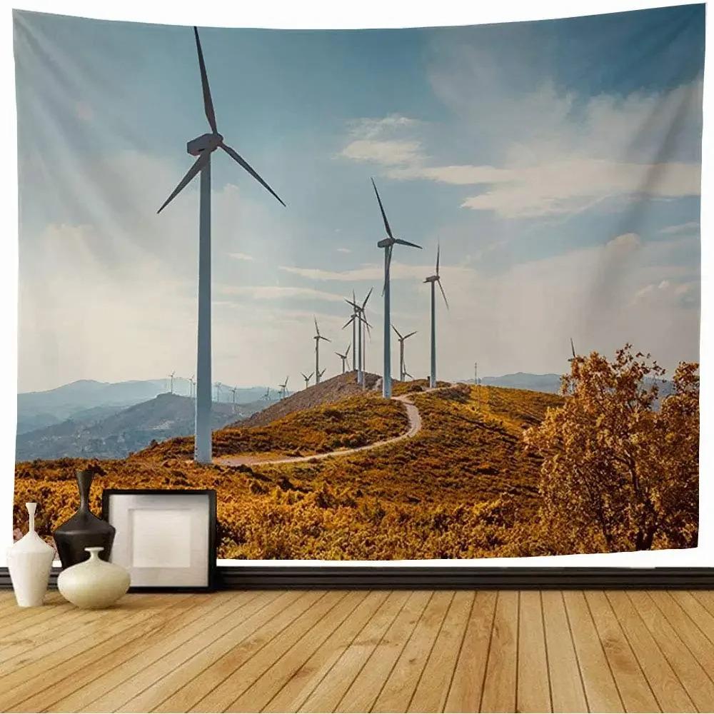Гобелен с изображением ветряной турбины — фото 15