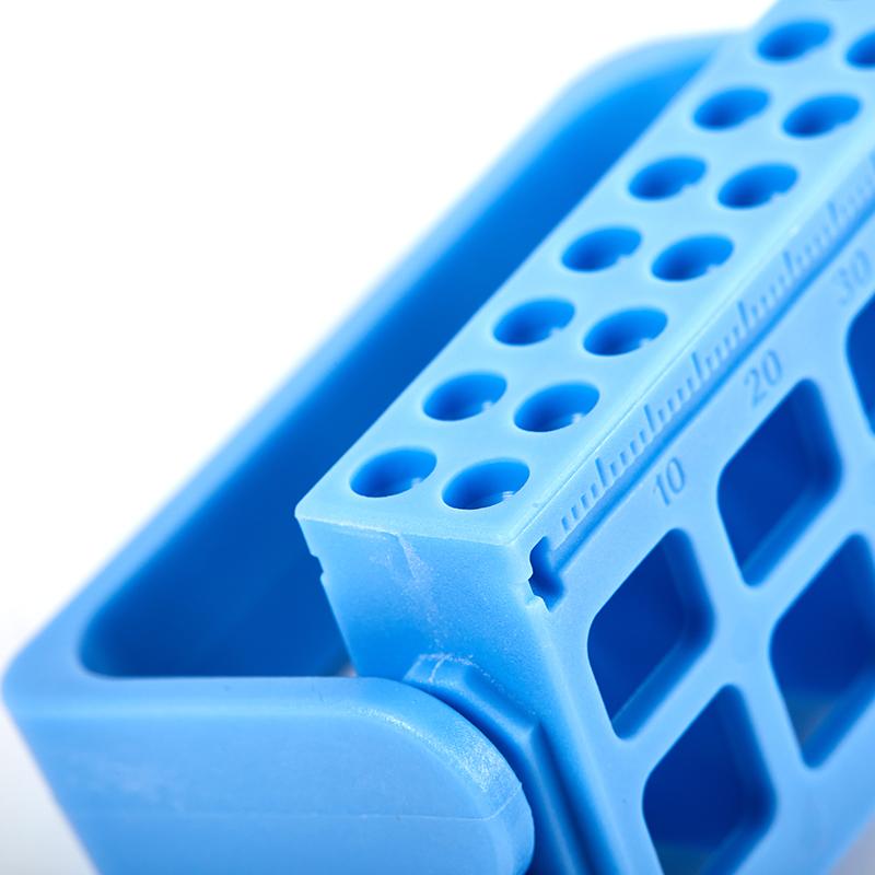 Dental Endo Files Holder 8/16 Holes 3 Colos Endo Stand Endo Tray For Endodontic Files Organizer Endo Box