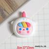Cartoon Head DIY Resin Accessories: Phone Case, Hair Clip, Cup Decor & Fridge Magnets