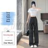 2026 Summer Tencel Linen High-Waisted Wide-Leg Lace Pants for Women