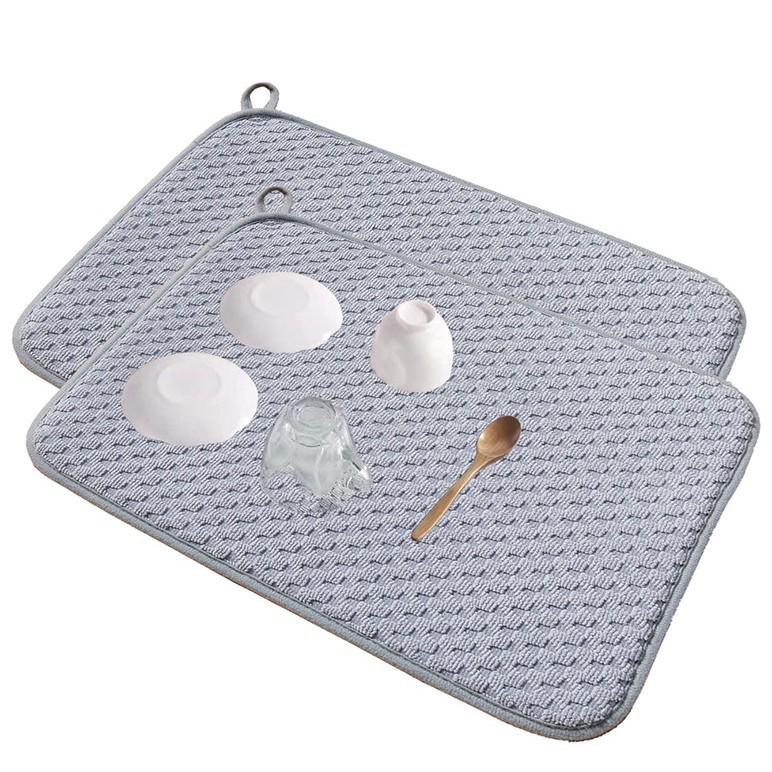 Ultra-Fine Fiber Quick-Dry 3-Layer Draining Kitchen Mat