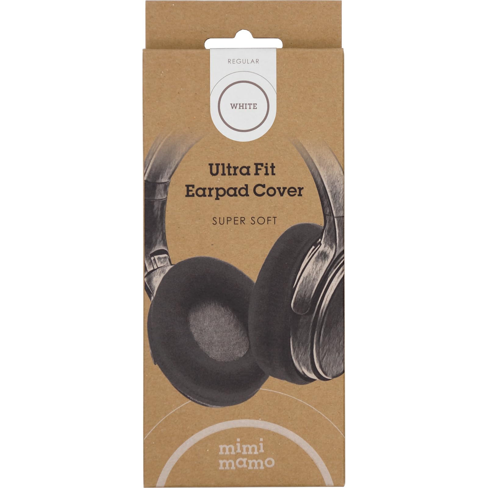 

mimimamo Ultra Fit Ear Pad Covers Please refer to the website for compatibility with each (White) manufacturer s model. білий
