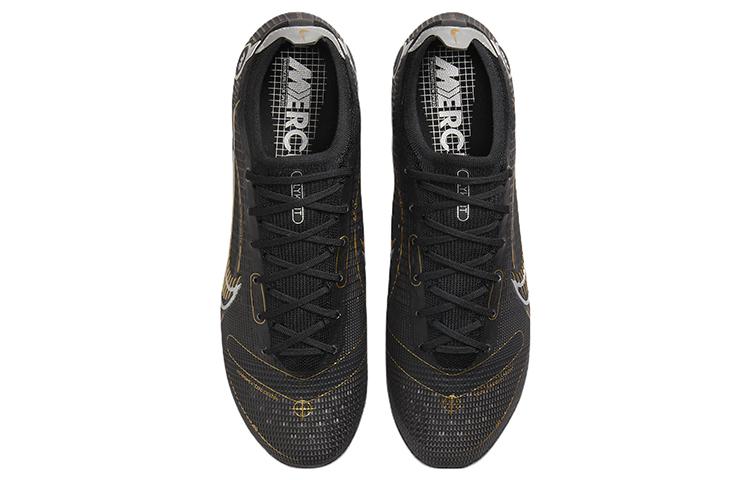Nike Mercurial Vapor 14 Elite Fg Black Metallic Silver Cave Stone Metallic Gold DJ2837-007