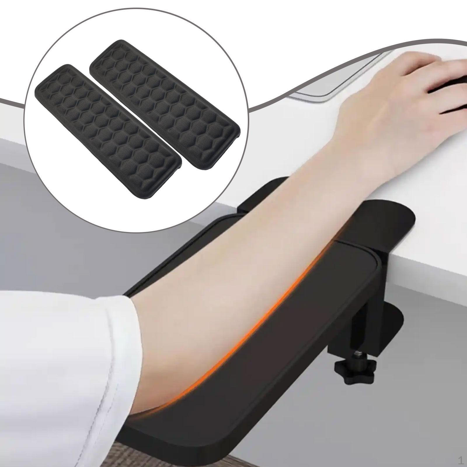 

2 Pieces Arm Rest for Desk Forearm & Elbow Support Cushions Comfortable Wrist Edge