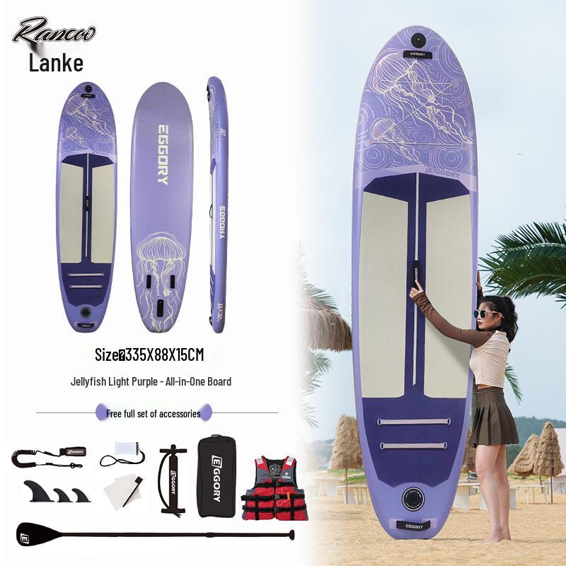 Lanko Inflatable Paddle Board - Universal PVC SUP for Surfing & Paddling