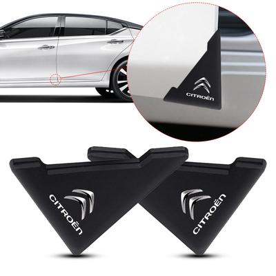 2Pcs Car Door Guard Edge Corner Protector Sticker Emblem Car Accessories For C2 C3 C4 C5 C6 C1 DS3 DS4 DS5 DS7 Xsara Berlingo Saxo Picasso