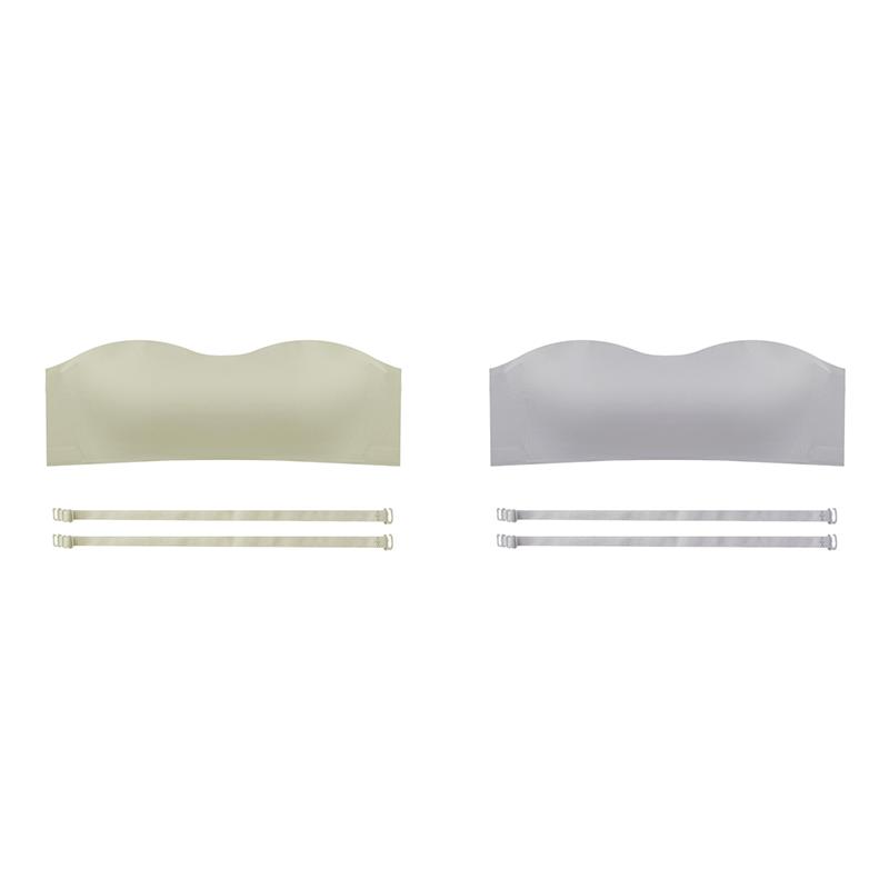 2 Pcs Women Invisible Bra Strapless Bralette 1/2 Cup Women's Underwear Female Seamless Party Wedding Bras Sexy Lingerie New