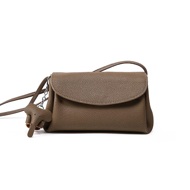 Crossbody bag for women, 2025 new trendy high-end fashion summer mini exquisite genuine leather soft leather small bag for women
