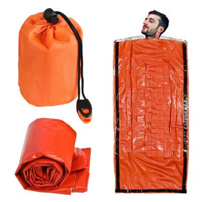 Yousheng Emergency Sleeping Bag Waterproof Portable Thermal Blanket Lightweight Outdoor Camping Backpacking Hiking Adults Bivvy Sack with