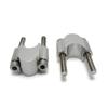 Silver Cnc Aluminum Motorcycle Handlebar Riser Kit For Honda Kawasaki 1 1/8" Bar