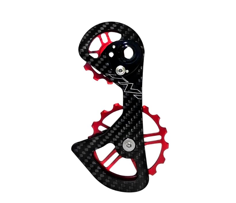 

TNI SPEEDPULLEY Скоростной шкив 3K карбоновая клетка Полностью керамический подшипник Скоростной шкив (12 т/16 т)