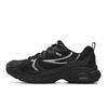 MATTRUN Abrasion Resistant, Breathable, Lightweight Low Top Chunky Sneakers Women's Black Silver F12W612141FBS