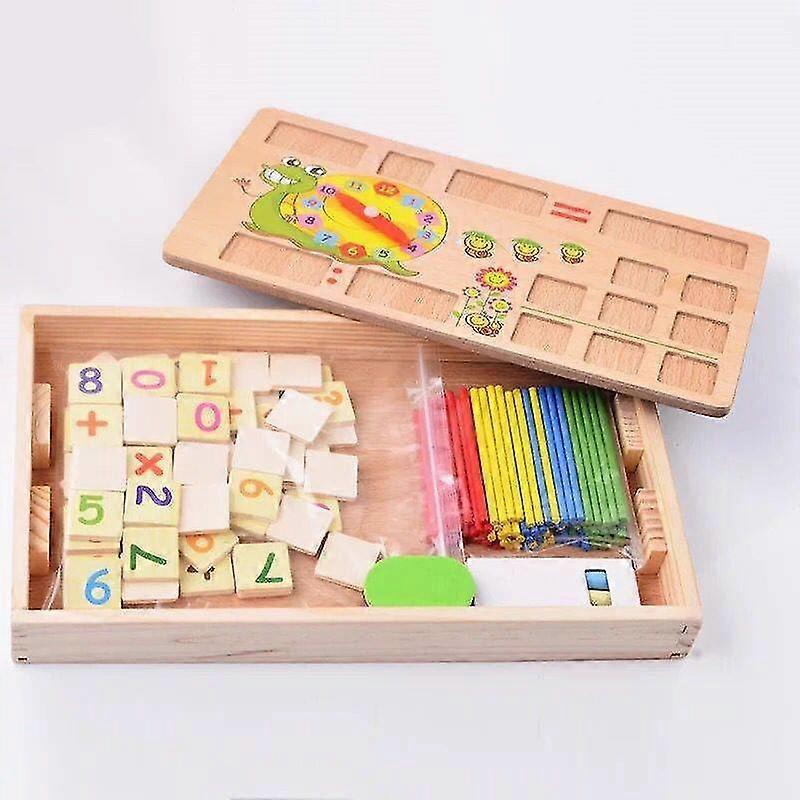 Snail Arithmetic Learning Box Early Learning Writing Board Wooden Toy For Kids