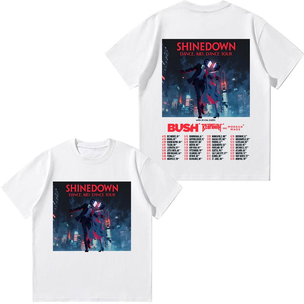 Shinedown Dance, Kid, Dance Tour T Shirts New Shinedown Band Gift for Fans Tees Fashion Creative Aesthetic Unisex Cotton T-shirt