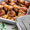 30 Thickened Tin Paper Boxes With Lids, Large Capacity Aluminum Foil Lunch Boxes, Disposable Tin Trays
