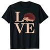 Retro Hedgehog Lover Tshirt Funny Animal Cool Lover Gift Normal Fitness Shirt  T-Shirts Designer Short Sleeve Men Clothing