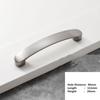 Modern Kitchen Drawer Cabinet Brushed Silver Furniture Hardware  Home Improvement