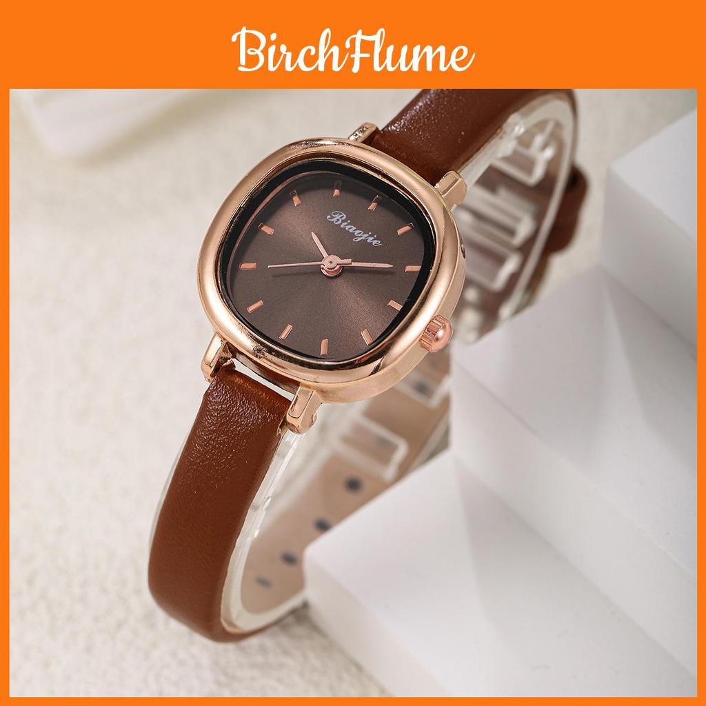 Minimalistische Damen-Quarzuhr mit verstellbarem Lederarmband für den lässigen Alltagsgebrauch