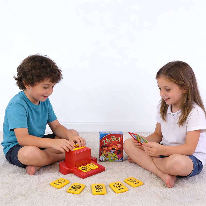 Kinder Zingo Interaktives Buchstaben-Zuordnungs-Kartenspiel Kunststoff Pädagogisches Spielzeug Für Frühes Lernen