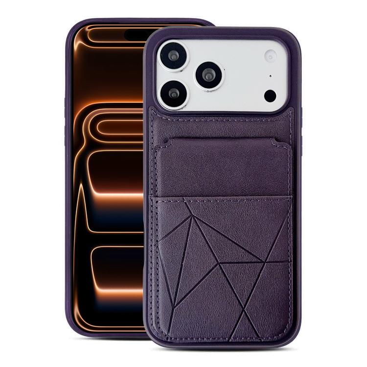 Multifunctional Vertical Flip Card Wallet Holder Vegan Leather Back Phone Case