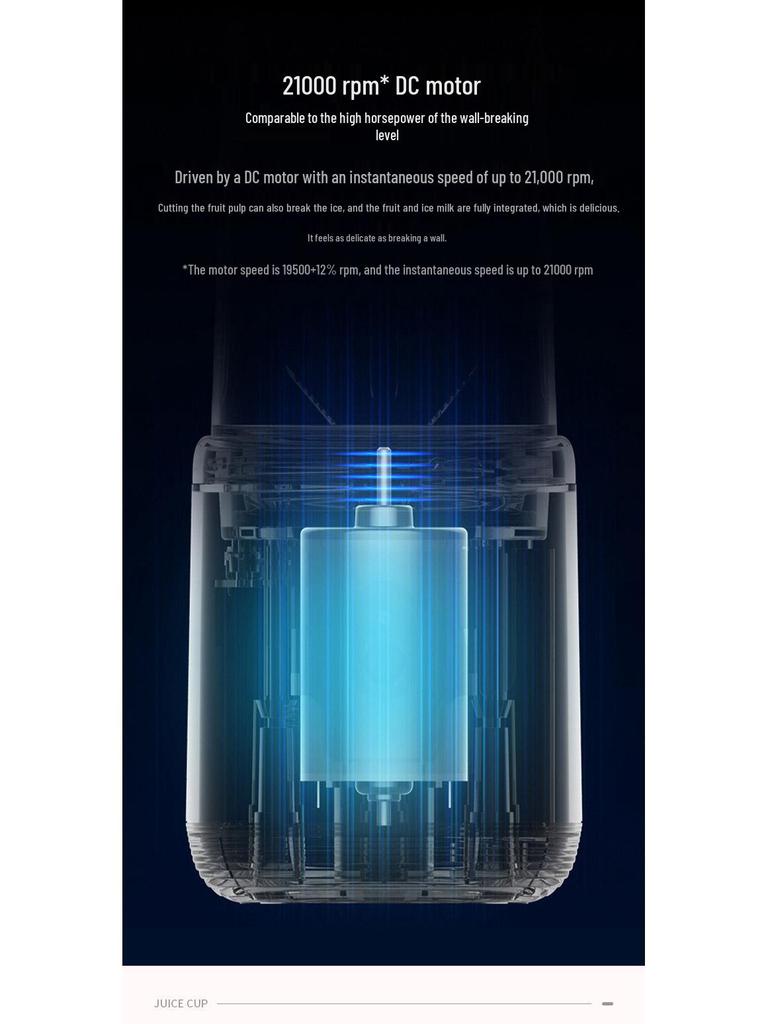 Portable Rechargeable Multi-Function Juicer Cup for Home Use