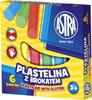 Astra Modeling Clay 6 Glitter Colors