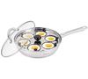 Steel Frying Pan with Egg Insert 24cm KLAUSBERG KB-7607