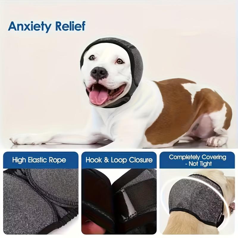 [Noise-Canceling|Pet Earmuffs] Noise-Canceling Pet Earmuffs 1pc - Heavy-Duty Adjustable Strap, Breathable Ear Covers for Dogs