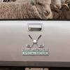 Golf Club Car Emblem Badge, Metal Golf Logo Sticker for Vehicle, Chrome Finish Auto Decal for SUV Truck, Gift for Golf Lovers