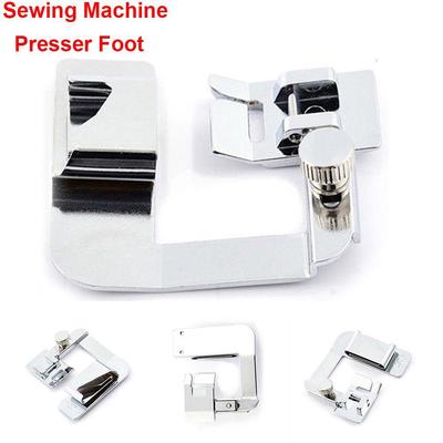 HOT Stainless Steel Craft Sewing Machine Parts Rolled Hem Feet Presser Foot Hemming Cloth Strip