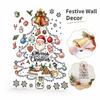 Christmas Tree Sticker Decoration Set for Holiday DIY Crafts and Festive Home Decor