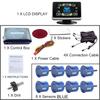 Electromagnetic Parking Sensor LED Monitor 8 Sensor Front Parktronic System Motion Detection Backlight