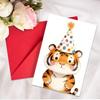 Creative Greeting Card Envelope Set Cute Animal Birthday Wishes Message Card Handwritten Card Greeting Card