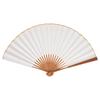 Antique-Style Chinese Bamboo Xuan Paper Fan for Dance & Ads