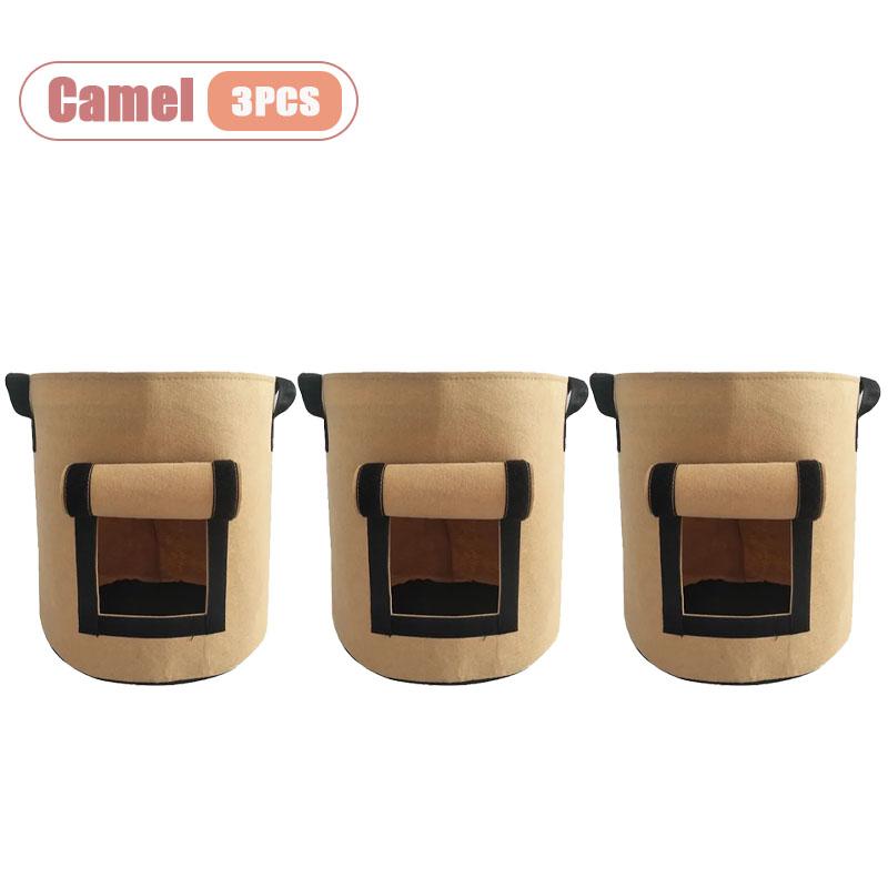 5/10Gallon Potato Seedling Felt Grow Buckets Plant Bags Gardening Flowers Bags Horticulture Planting Containers Garden Tools