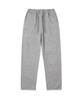 NTET [Fleece Lined] Plain Straight Pants Gray